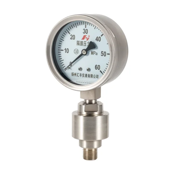 High Pressure Diaphragm Pressure Gauge 60 MPa