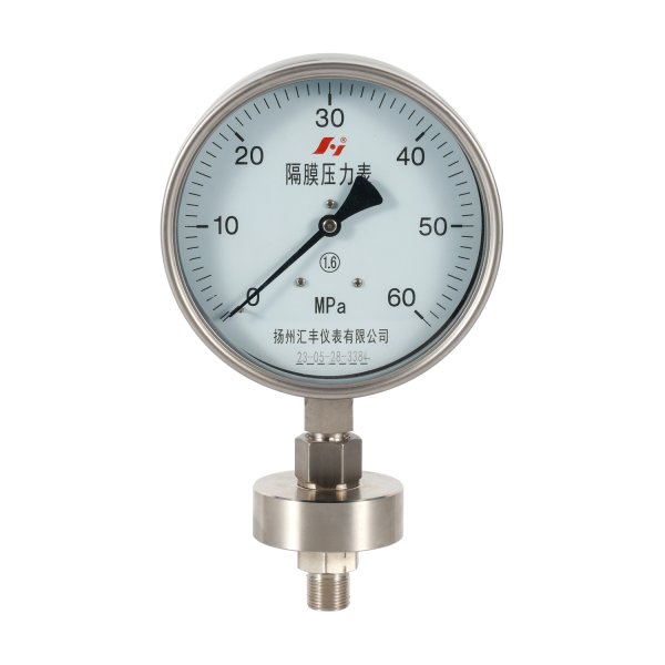 High Pressure Diaphragm Pressure Gauge 60 MPa