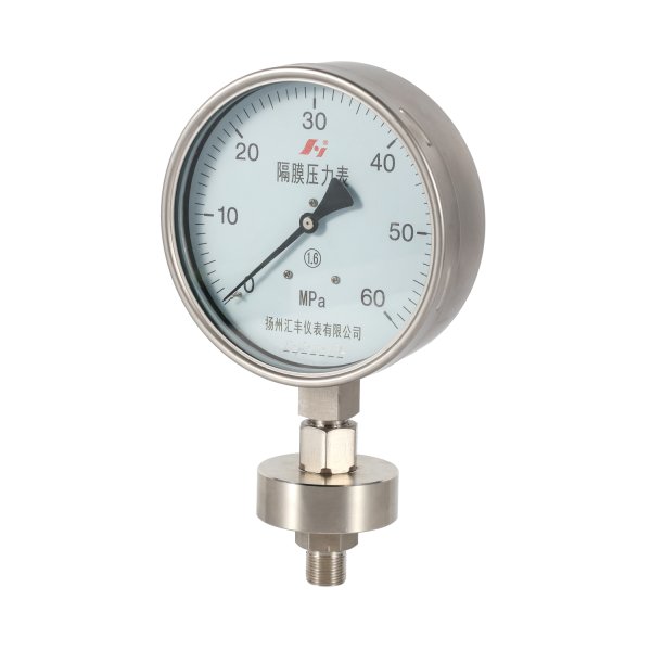 High Pressure Diaphragm Pressure Gauge 60 MPa
