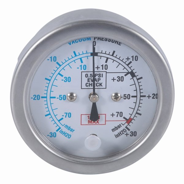 EVAP Pressure Gauge ss Case 63 mm -30 to 30 inH2O