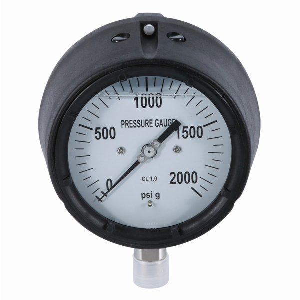 Process Pressure Gauge Phenolic Case 115mm 0 to 2000 psi
