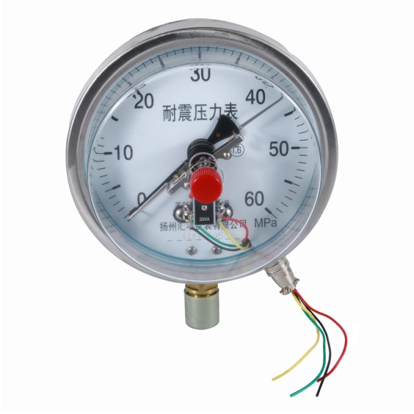 Electric Contact Pressure Gauge ss Case 100mm 0 to 60 MPa