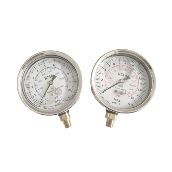 R744 Refrigerant Pressure Gauge Set