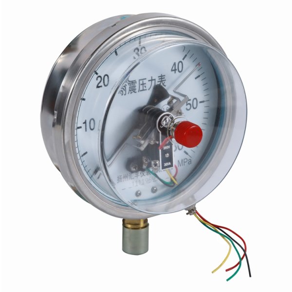 Electric Contact Pressure Gauge ss Case 100mm 0 to 60 MPa