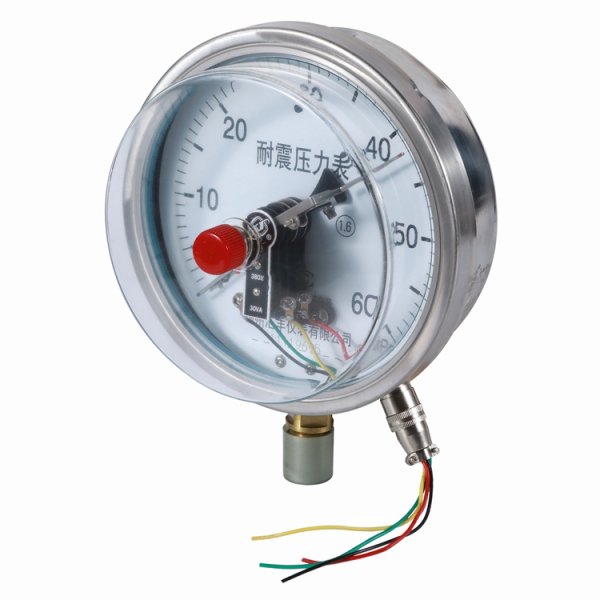 Electric Contact Pressure Gauge ss Case 100mm 0 to 60 MPa