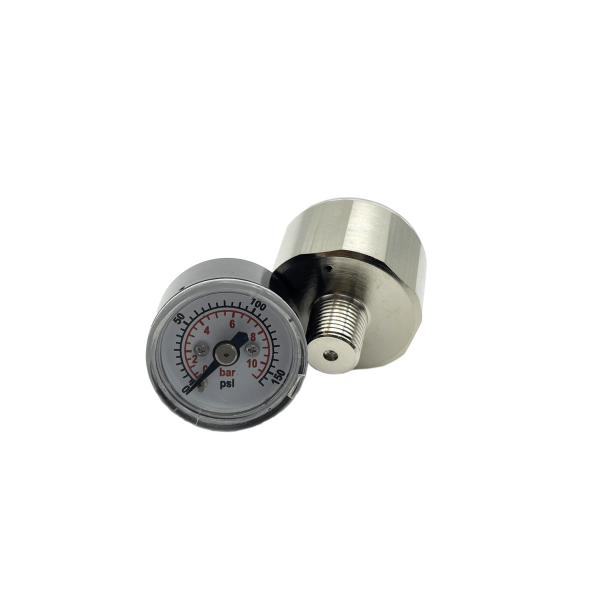 Pressure Gauge ss Case 25 mm 0 to 60 psi, Valve Positioner Gauge