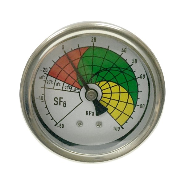 Bourdon Tube Pressure Gauge ss Case 63 mm -60 to 100 KPa